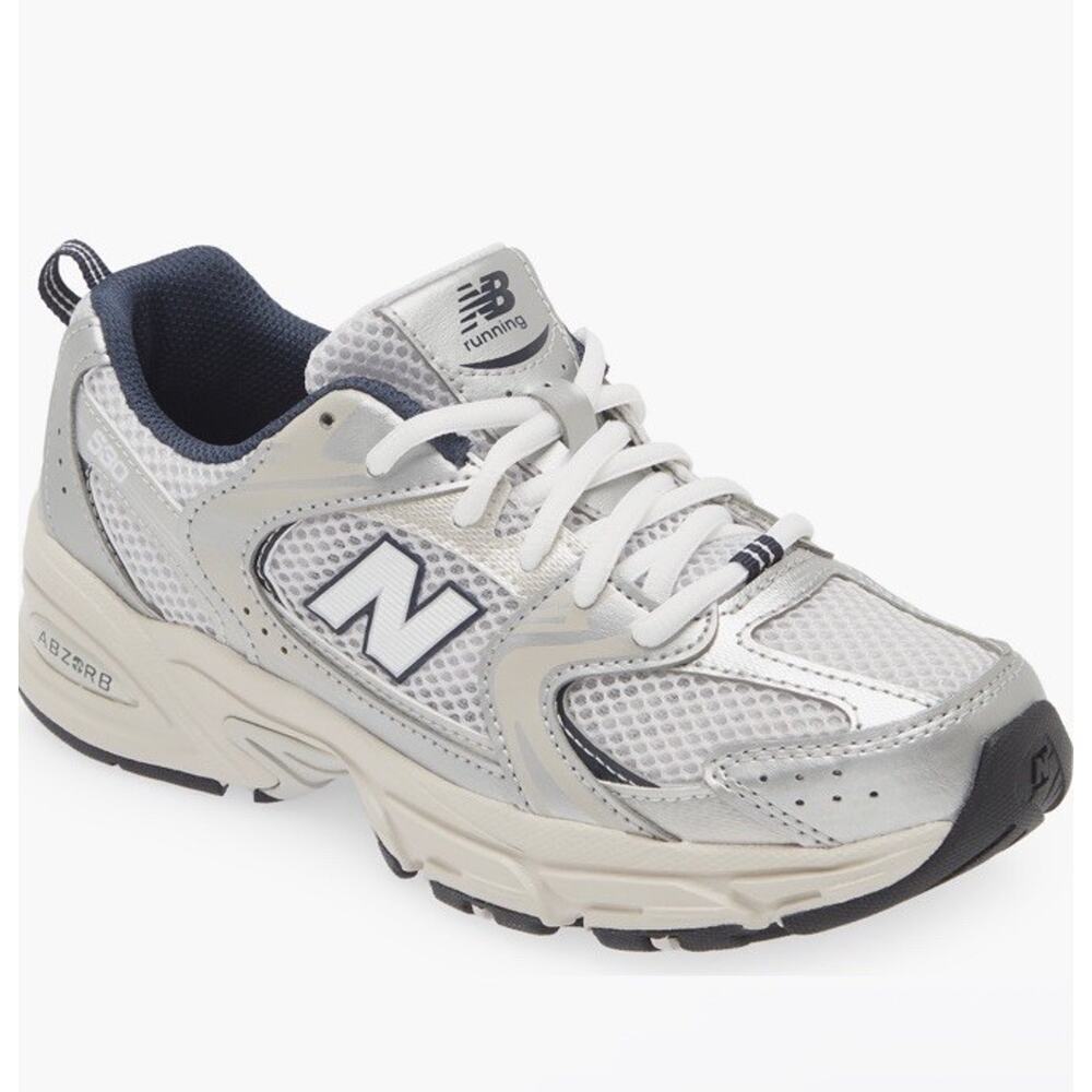 New Balance Kids' 530 Sneaker Navy Blue White Big Kids Sz 2